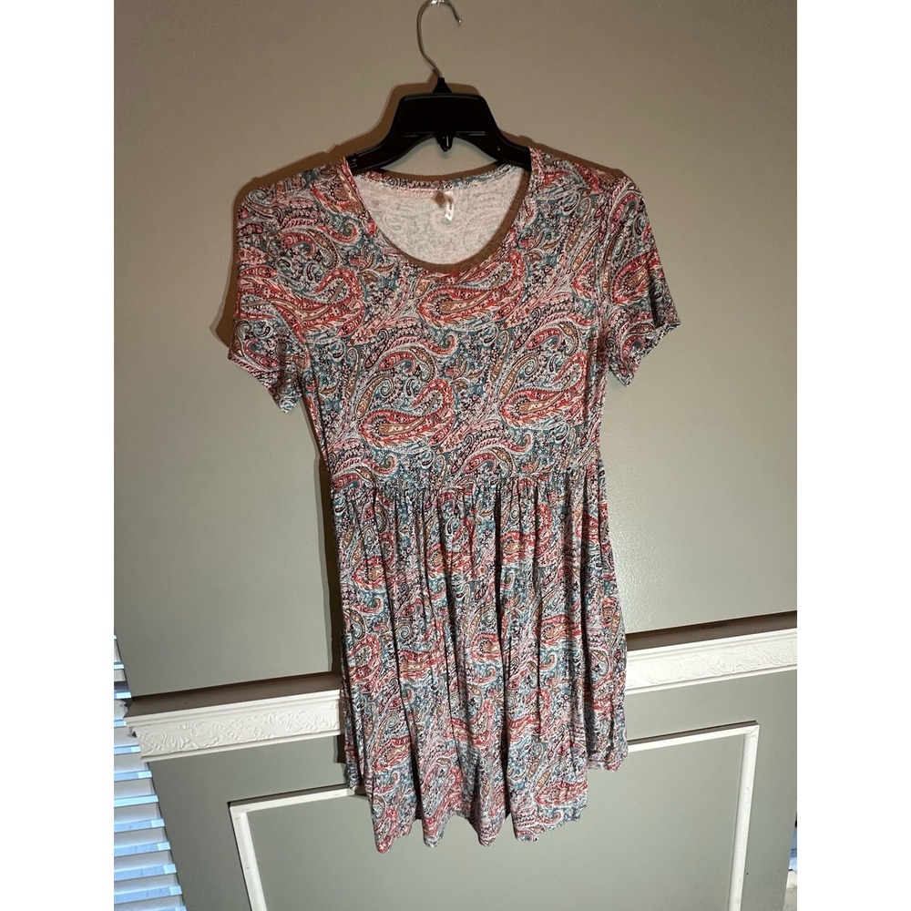 Longyuan Size Large Paisley Print  Dress‎